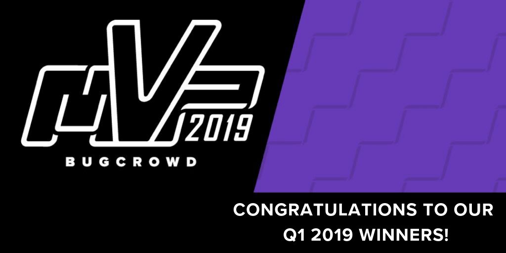 Congratulations to our MVP researchers in Q1 2019!