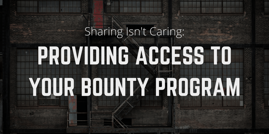 Providing Access to your Program: Sharing Isn&#8217;t Caring
