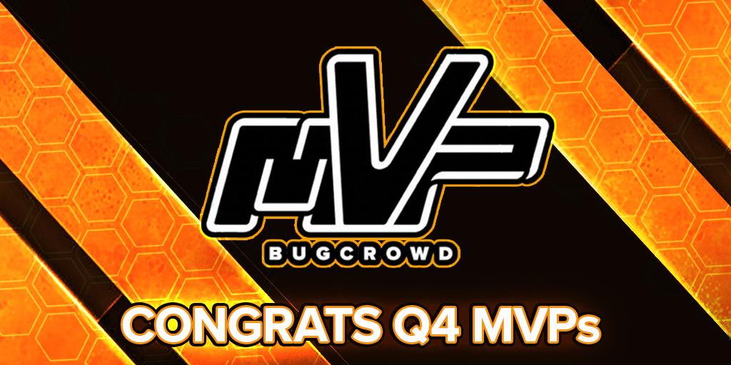 BUGCROWD MVPs for Q4! The final quarter of 2020!