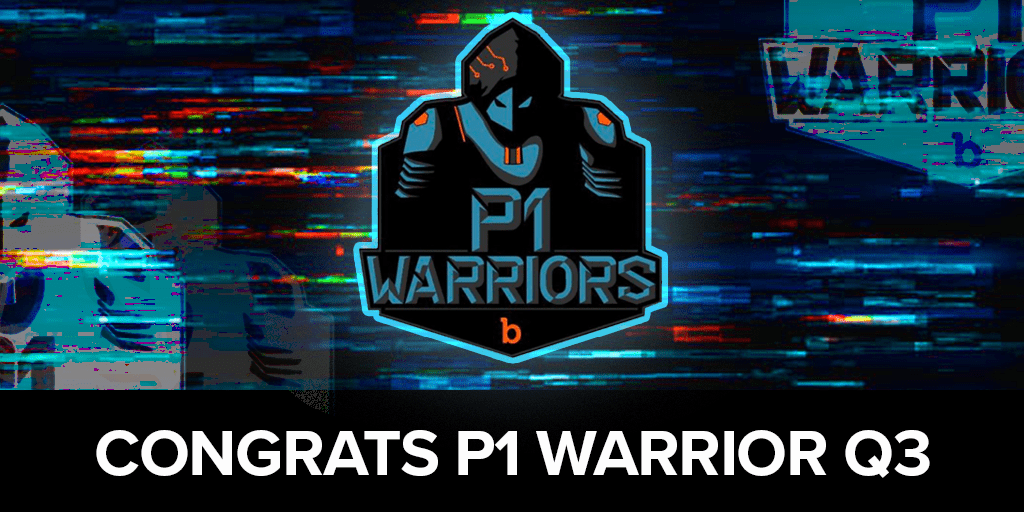 Announcing our P1 Warriors for Q3 2020!