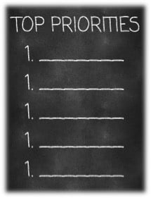 priorities