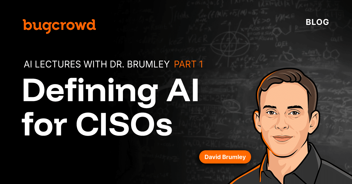 AI lectures with Dr. Brumley Part 1 | Defining AI for CISOs
